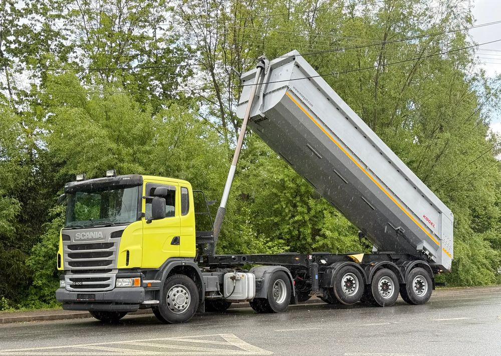 Scania * Zestaw * Scania G400 + Naczepa Kogel Kiper Wywrotka * Sprowadzony * Bardzo Dobry Stan * - Tipper: picture 1 Scania * Zestaw * Scania G400 + Naczepa Kogel Kiper Wywrotka * Sprowadzony * Bardzo Dobry Stan * - Tipper: picture 1
