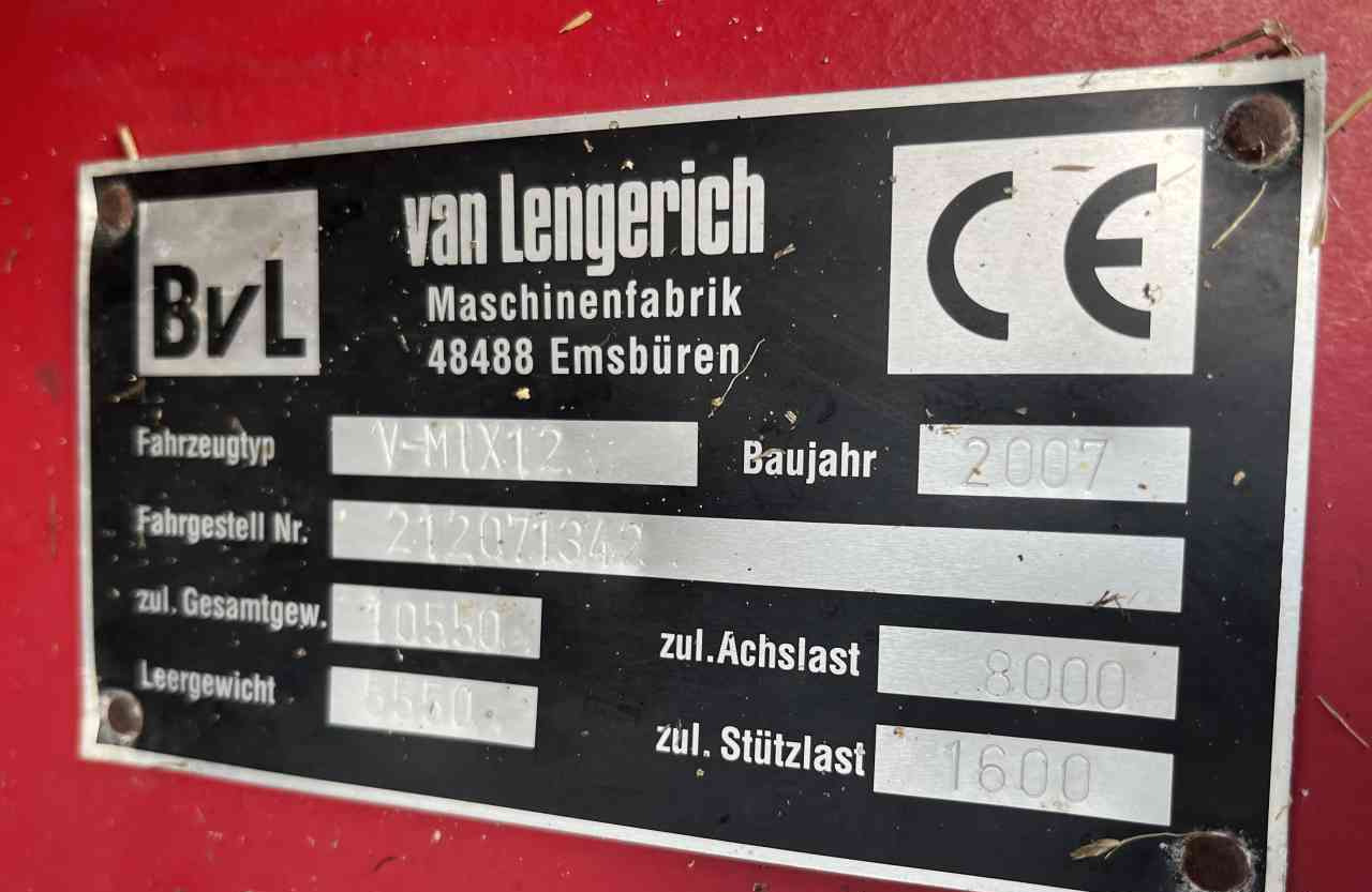 BVL V-Mix 12 LS Voermengwagen Voermachines - Forage mixer wagon: picture 3 BVL V-Mix 12 LS Voermengwagen Voermachines - Forage mixer wagon: picture 3