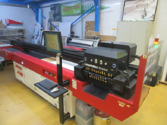 Digital printing machine FLACHBETT-UV-GROSSFORMATDRUCKER AGFA ANAPURNA M2540 FB: picture 6 Digital printing machine FLACHBETT-UV-GROSSFORMATDRUCKER AGFA ANAPURNA M2540 FB: picture 6