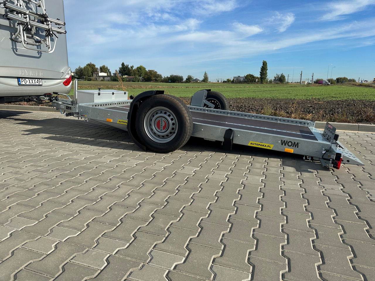 PRZYCZEPA DO MOTOCYKLA QUADA RAMPA UCHYLNA Z POMPĄ ELEKTRYCZNĄ DMC 1800 - Motorcycle trailer: picture 2 PRZYCZEPA DO MOTOCYKLA QUADA RAMPA UCHYLNA Z POMPĄ ELEKTRYCZNĄ DMC 1800 - Motorcycle trailer: picture 2