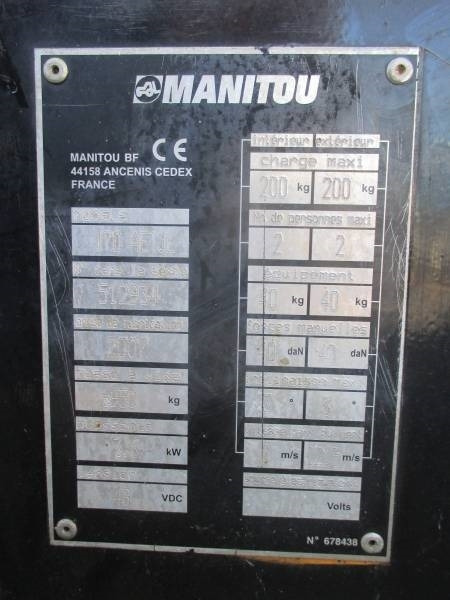 Articulated boom Manitou 170 AETJ: picture 15