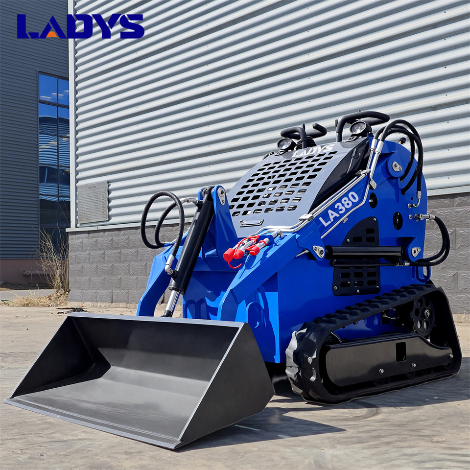 LADYS LA380 Mini Skid Steer Loader Compact Track Diesel Cheap Mini Skid Steer Loader For Sale With Mini Skid Steer Attachments 4 In 1 Bucket - Skid steer loader: picture 1 LADYS LA380 Mini Skid Steer Loader Compact Track Diesel Cheap Mini Skid Steer Loader For Sale With Mini Skid Steer Attachments 4 In 1 Bucket - Skid steer loader: picture 1