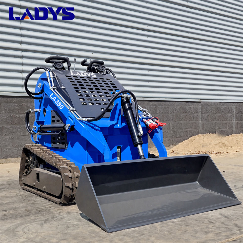 LADYS LA380 Mini Skid Steer Loader Compact Track Diesel Cheap Mini Skid Steer Loader For Sale With Mini Skid Steer Attachments 4 In 1 Bucket - Skid steer loader: picture 2 LADYS LA380 Mini Skid Steer Loader Compact Track Diesel Cheap Mini Skid Steer Loader For Sale With Mini Skid Steer Attachments 4 In 1 Bucket - Skid steer loader: picture 2