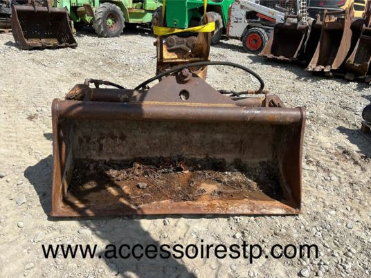 Godet inclinable - axe 60 mm - Bucket: picture 1 Godet inclinable - axe 60 mm - Bucket: picture 1