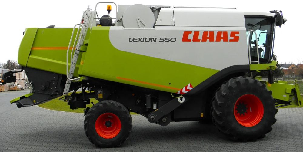 Combine harvester Claas Lexion 550 heder 7,5 Vario, Najbogatsza Wersja, Nie Malowany, Stan Bardzo Dobry: picture 7