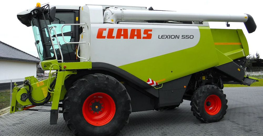 Combine harvester Claas Lexion 550 heder 7,5 Vario, Najbogatsza Wersja, Nie Malowany, Stan Bardzo Dobry: picture 6