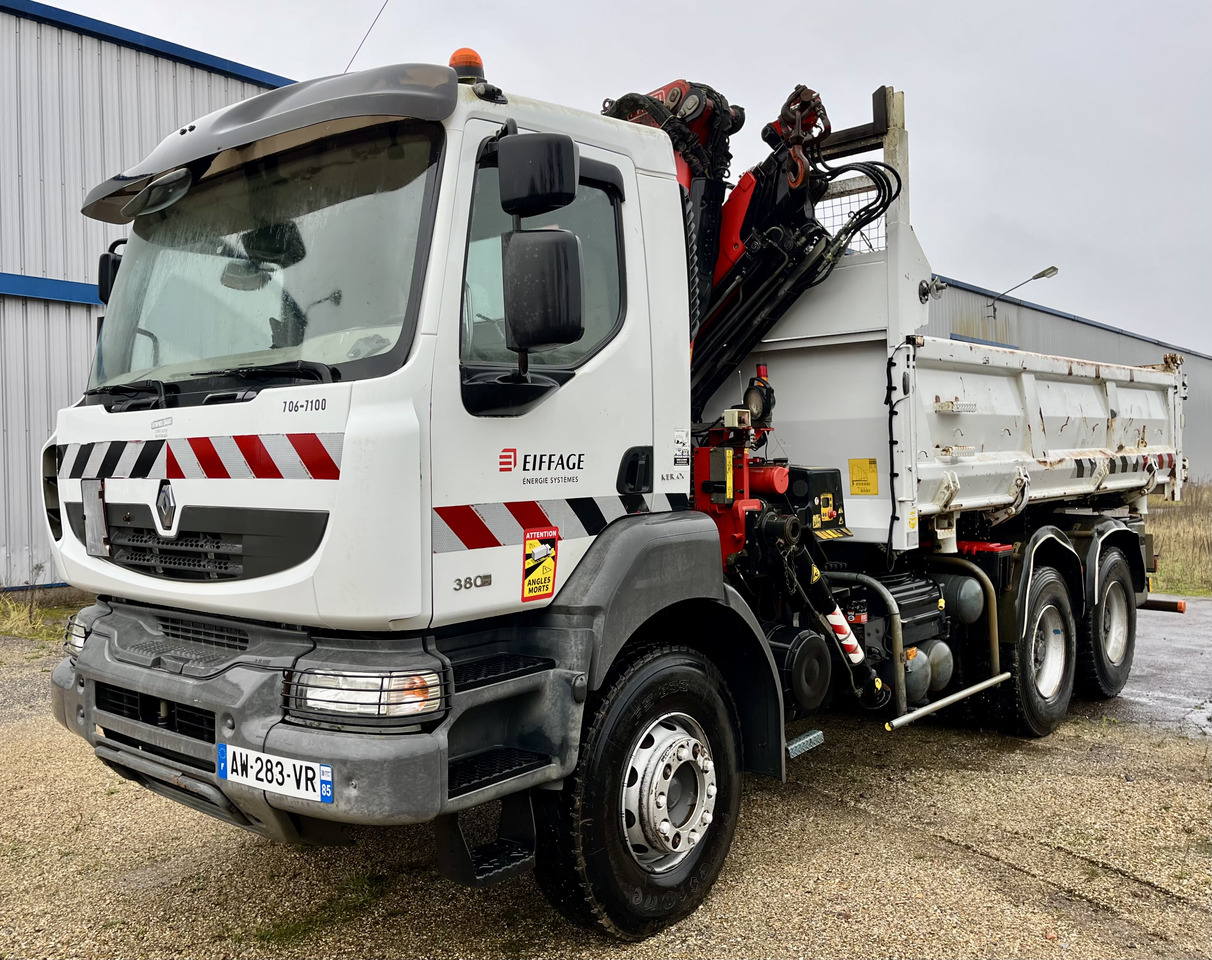 RENAULT Kerax 380dxi - Tipper, Crane truck: picture 1 RENAULT Kerax 380dxi - Tipper, Crane truck: picture 1