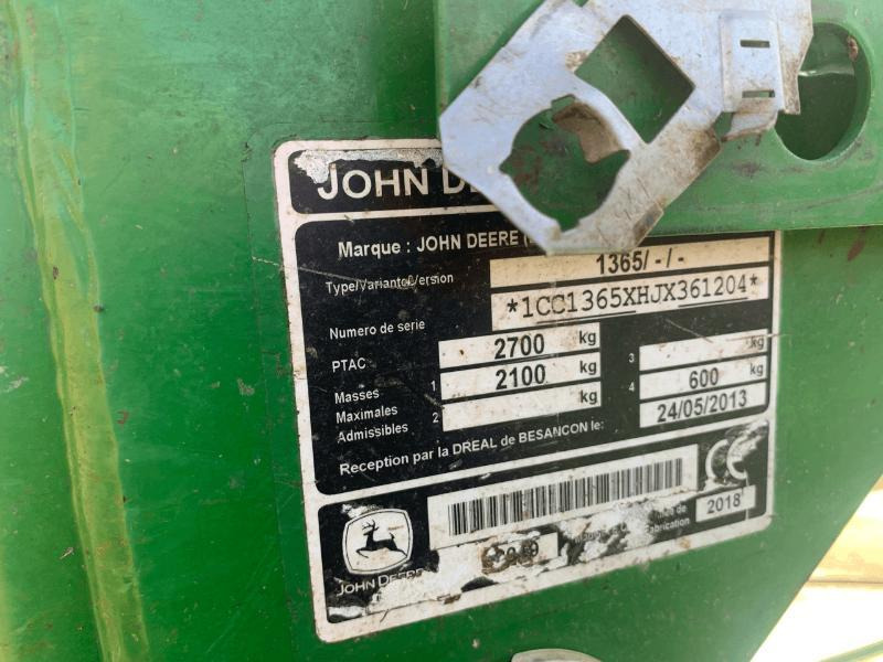 JOHN DEERE FCA1365 - Mower: picture 3 JOHN DEERE FCA1365 - Mower: picture 3