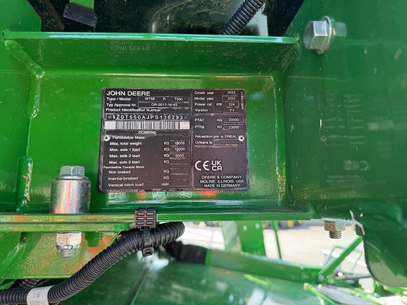 JOHN DEERE T550 - Combine harvester: picture 4 JOHN DEERE T550 - Combine harvester: picture 4