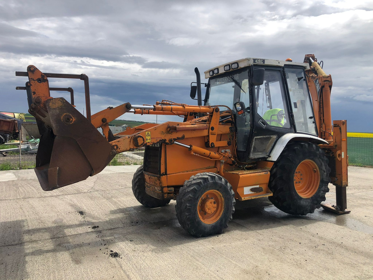 Backhoe loader CATERPILLAR 428 C TERRACING EQUIPMENT BULLDOEXCAVATOR: picture 7