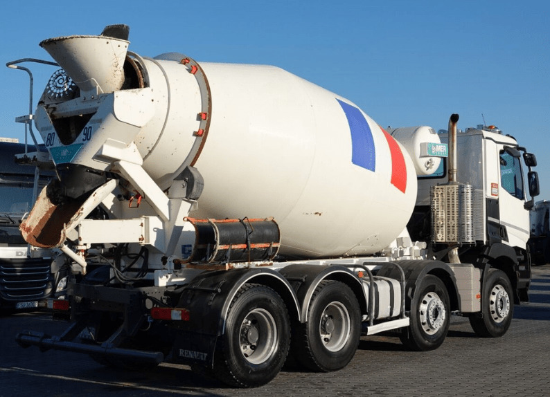 Renault C 430 8×4 Beton Mixer 9m3, TOP !!! - Concrete mixer truck: picture 3 Renault C 430 8×4 Beton Mixer 9m3, TOP !!! - Concrete mixer truck: picture 3