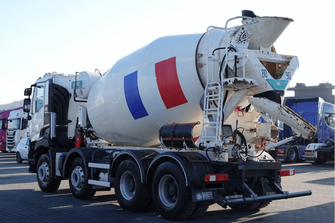 Renault C 430 8×4 Beton Mixer 9m3, TOP !!! - Concrete mixer truck: picture 2 Renault C 430 8×4 Beton Mixer 9m3, TOP !!! - Concrete mixer truck: picture 2