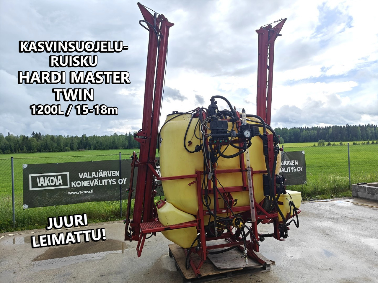 HARDI Hardi Master 1200L - 15-18m - Katsastettu - Kasvinsuojeluruisku - Sprayer: picture 1 HARDI Hardi Master 1200L - 15-18m - Katsastettu - Kasvinsuojeluruisku - Sprayer: picture 1