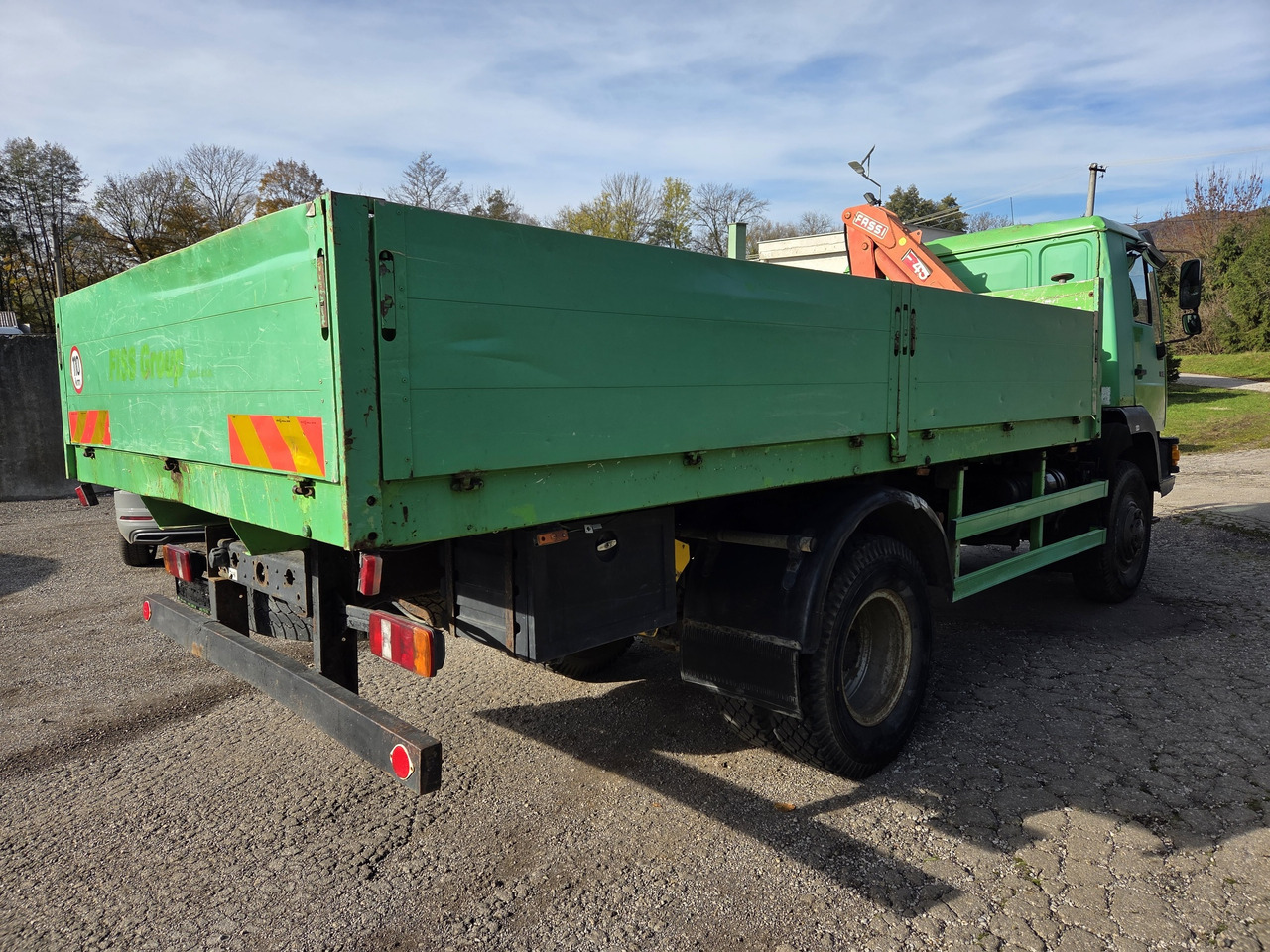 MAN 8.163 4x4 + crane FASSI F45A.22 - Dropside/ Flatbed truck: picture 4 MAN 8.163 4x4 + crane FASSI F45A.22 - Dropside/ Flatbed truck: picture 4