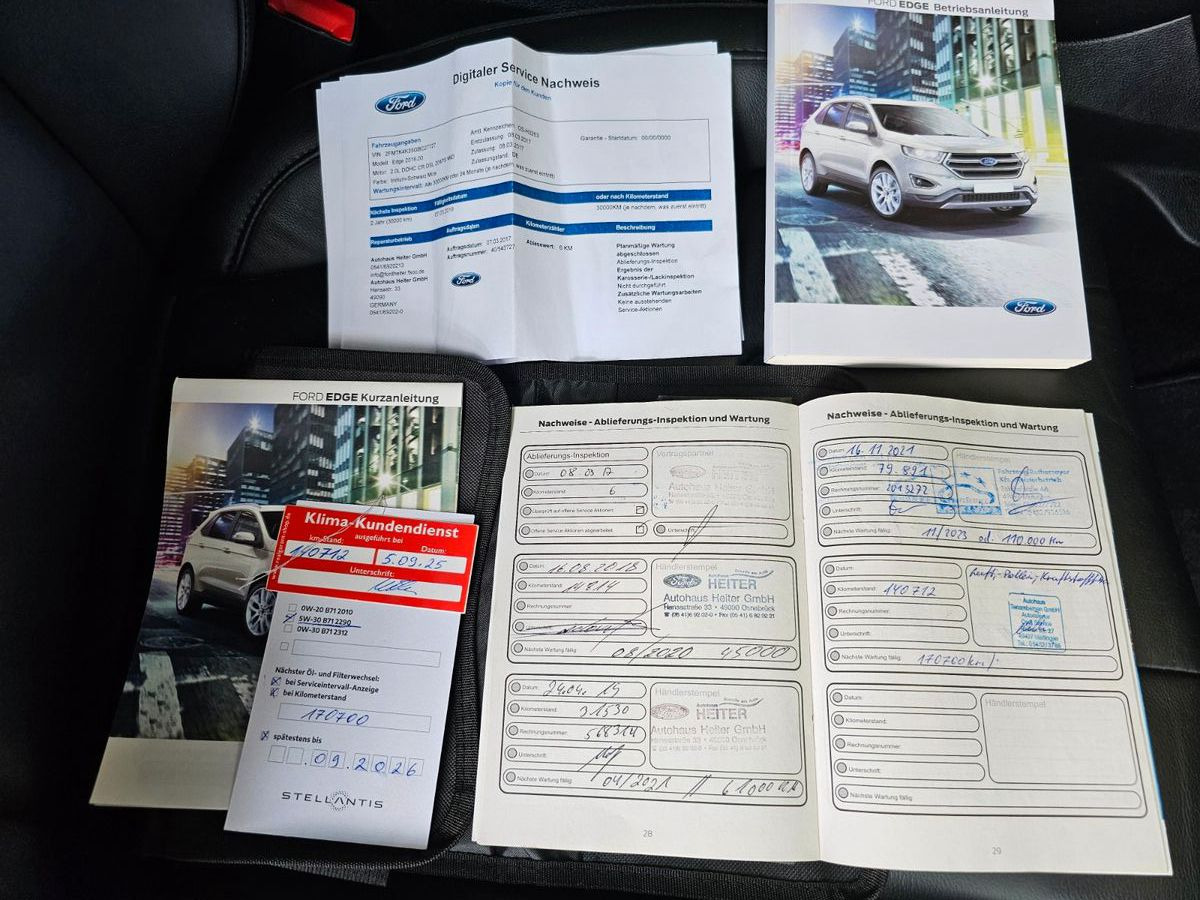 SUV Ford Edge Titanium 4x4 AHK ACC SchiebeDach Navi LED: picture 19
