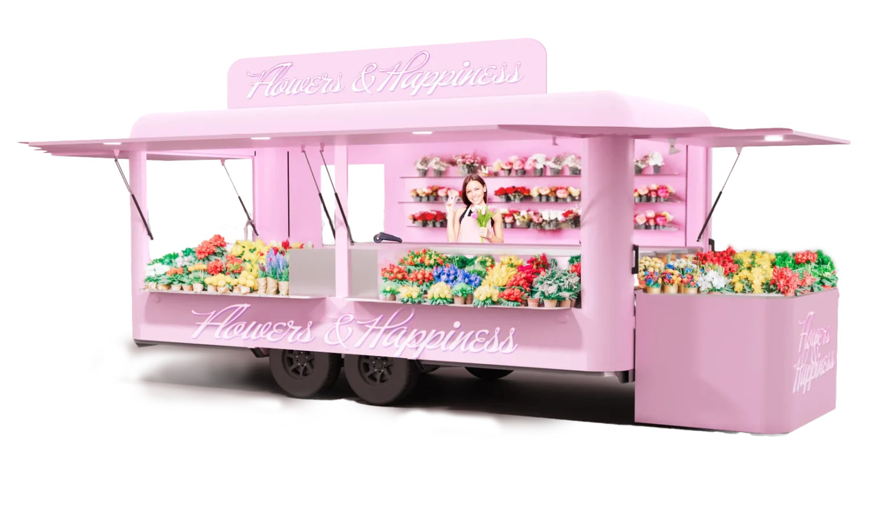Deli Star Trailer 6000 Flower & General Sales - EU Standards - Vending trailer: picture 1 Deli Star Trailer 6000 Flower & General Sales - EU Standards - Vending trailer: picture 1