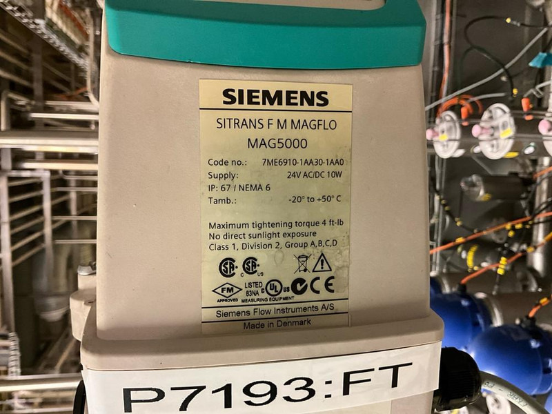 SIMENS Sitrans Fm Mag 1100 Food - Food processing equipment: picture 4 SIMENS Sitrans Fm Mag 1100 Food - Food processing equipment: picture 4