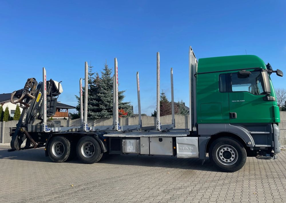 MAN TGX 26.500, 6x4, HDS EPSILOM M12Z, do transportu drewna. - Timber truck, Crane truck: picture 4 MAN TGX 26.500, 6x4, HDS EPSILOM M12Z, do transportu drewna. - Timber truck, Crane truck: picture 4