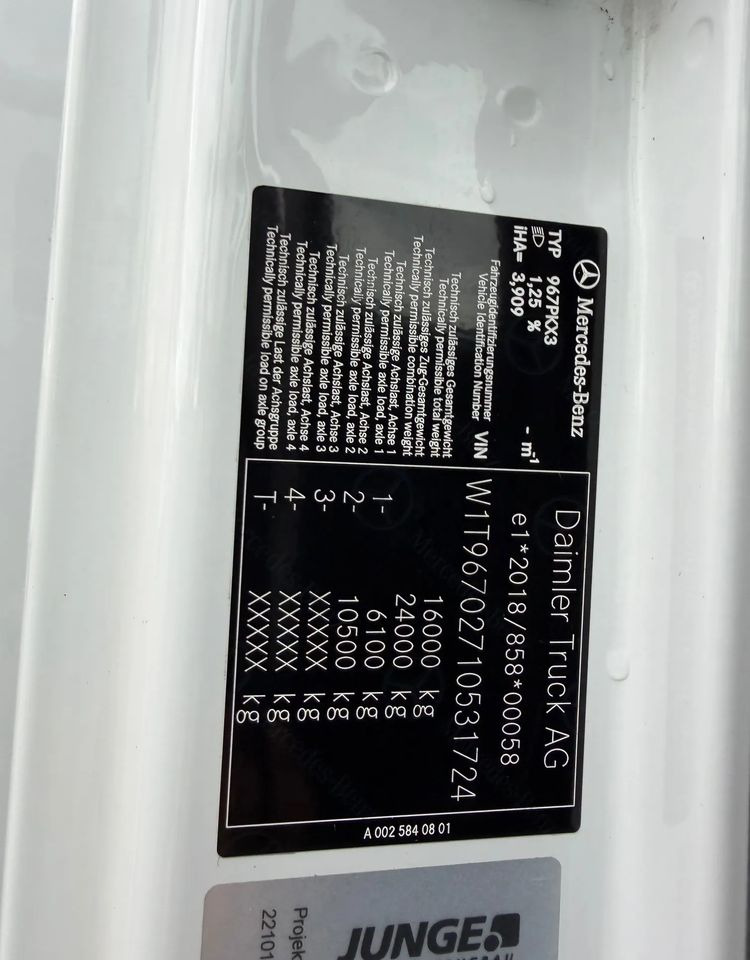 Mercedes-Benz ATEGO 1524 on lease Mercedes-Benz ATEGO 1524: picture 11