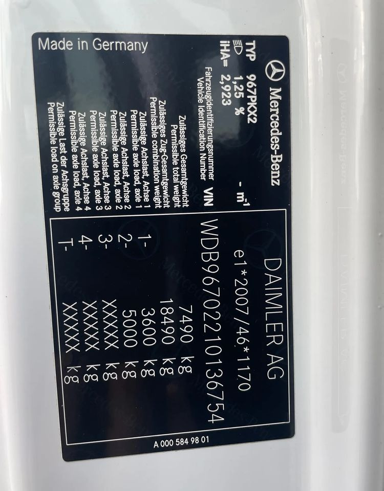 Mercedes-Benz ATEGO 818 klima, pneumatyka! on lease Mercedes-Benz ATEGO 818 klima, pneumatyka!: picture 13