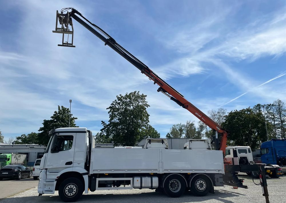 Mercedes-Benz Arocs 2545, HDS ATLAS 186.3 - PILOT - Dropside/ Flatbed truck, Crane truck: picture 3 Mercedes-Benz Arocs 2545, HDS ATLAS 186.3 - PILOT - Dropside/ Flatbed truck, Crane truck: picture 3