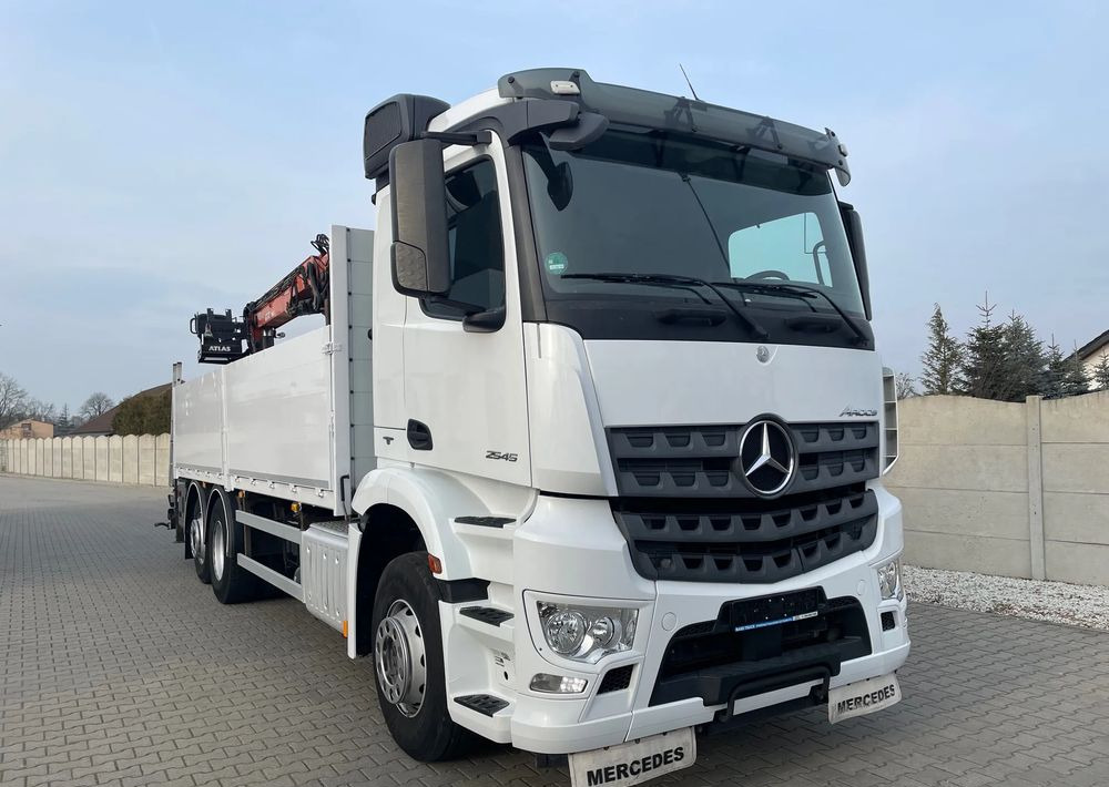 Mercedes-Benz Arocs 2545, HDS ATLAS 186.3 - PILOT - Crane truck, Dropside/ Flatbed truck: picture 3 Mercedes-Benz Arocs 2545, HDS ATLAS 186.3 - PILOT - Crane truck, Dropside/ Flatbed truck: picture 3