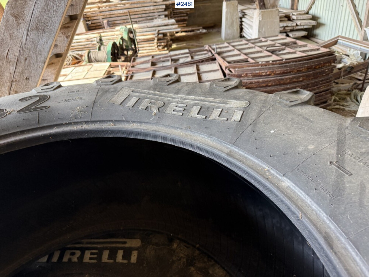 2 tires for tractor Pirelli 650/65R42 - Tire for Agricultural machinery: picture 4 2 tires for tractor Pirelli 650/65R42 - Tire for Agricultural machinery: picture 4