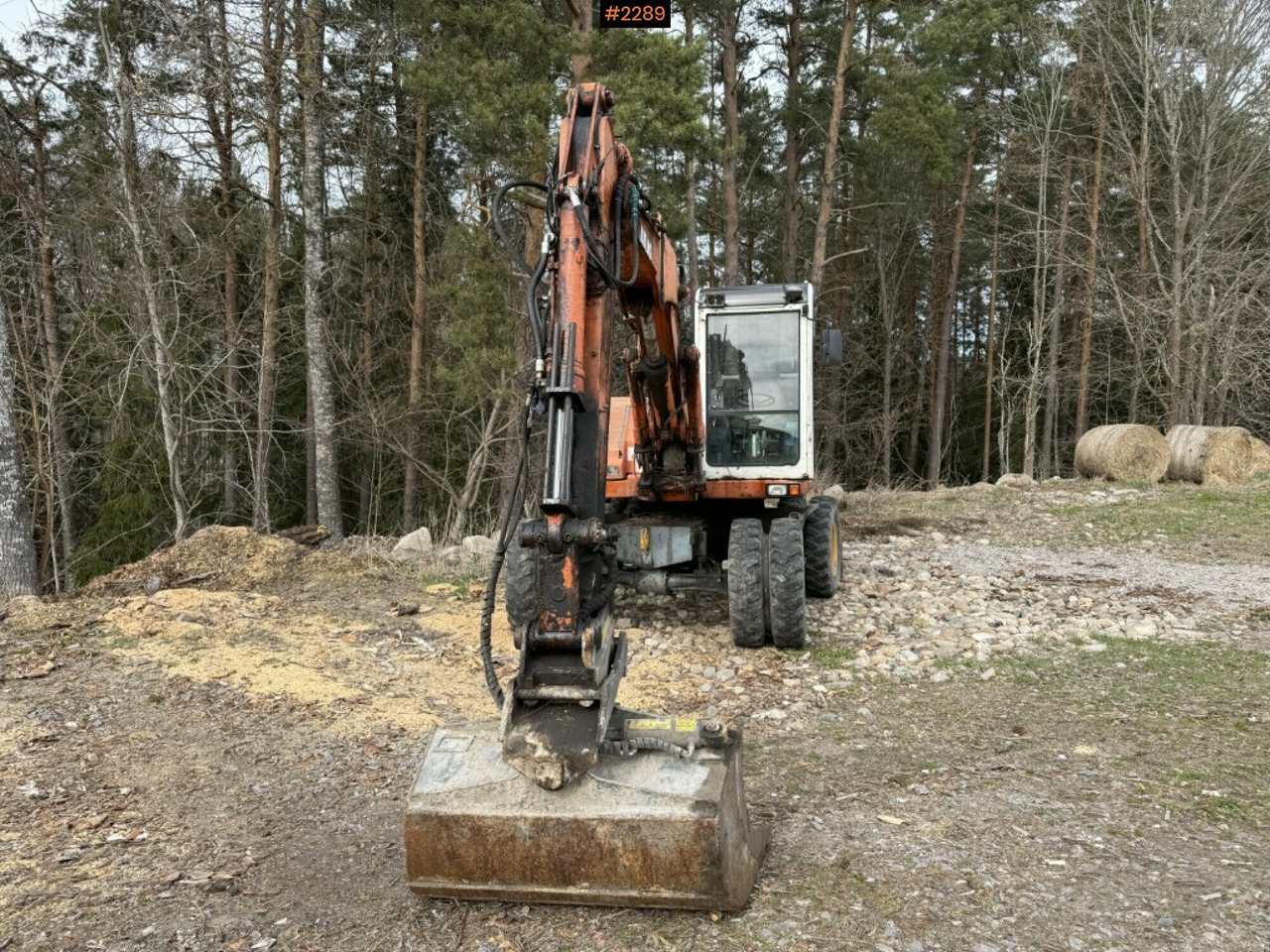 Wheeled excavator Atlas 1004 with attachments - Wheel excavator: picture 5 Wheeled excavator Atlas 1004 with attachments - Wheel excavator: picture 5
