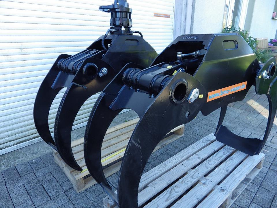 Holzgreifer für Bagger bis ca. 10 To / LKW Kran - Grapple for Construction machinery: picture 2 Holzgreifer für Bagger bis ca. 10 To / LKW Kran - Grapple for Construction machinery: picture 2