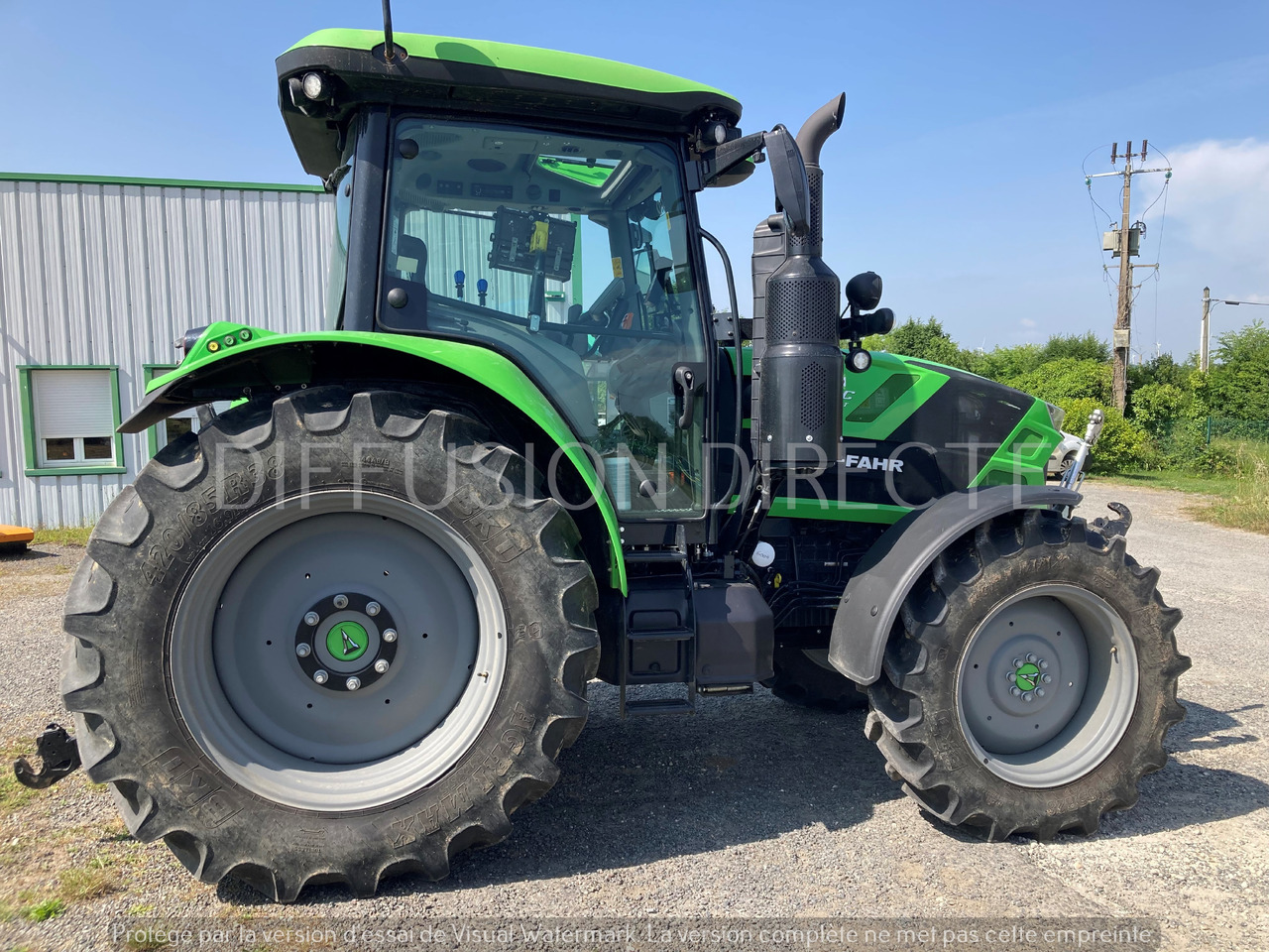 DEUTZ-FAHR TRACTEUR AGRICOLE 6125 C RV SHIFT - Farm tractor: picture 2 DEUTZ-FAHR TRACTEUR AGRICOLE 6125 C RV SHIFT - Farm tractor: picture 2