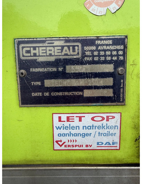 Refrigerator semi-trailer Chereau Thermo King APK 03-26: picture 7