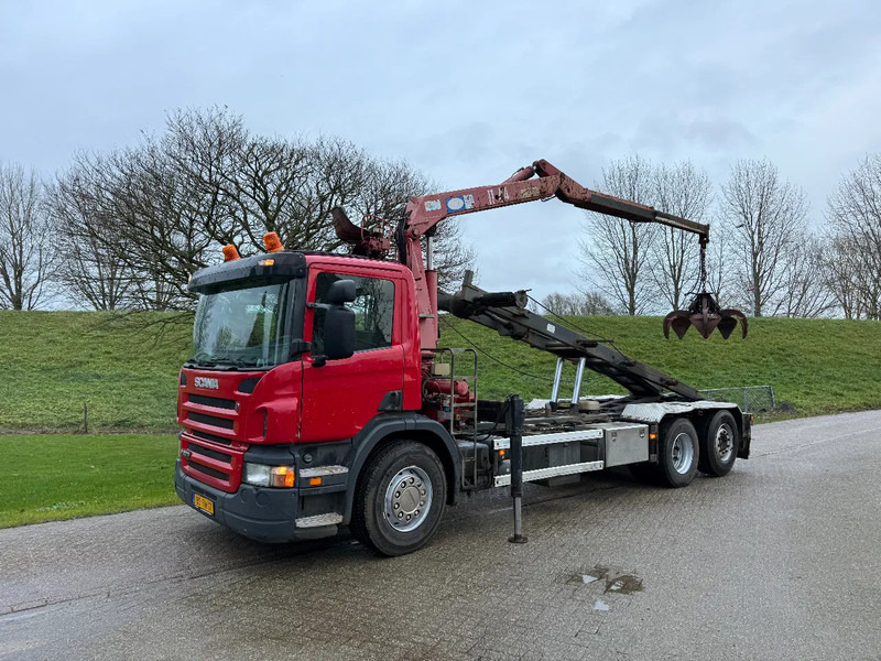 Scania P270 Kabelsysteem HMF Kraan Low KM NL TRUCK 6X2 - Crane truck: picture 4 Scania P270 Kabelsysteem HMF Kraan Low KM NL TRUCK 6X2 - Crane truck: picture 4