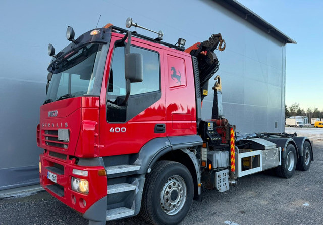 IvecoStralis 400 6x2 Palfinger - Hook lift truck, Crane truck: picture 1 IvecoStralis 400 6x2 Palfinger - Hook lift truck, Crane truck: picture 1