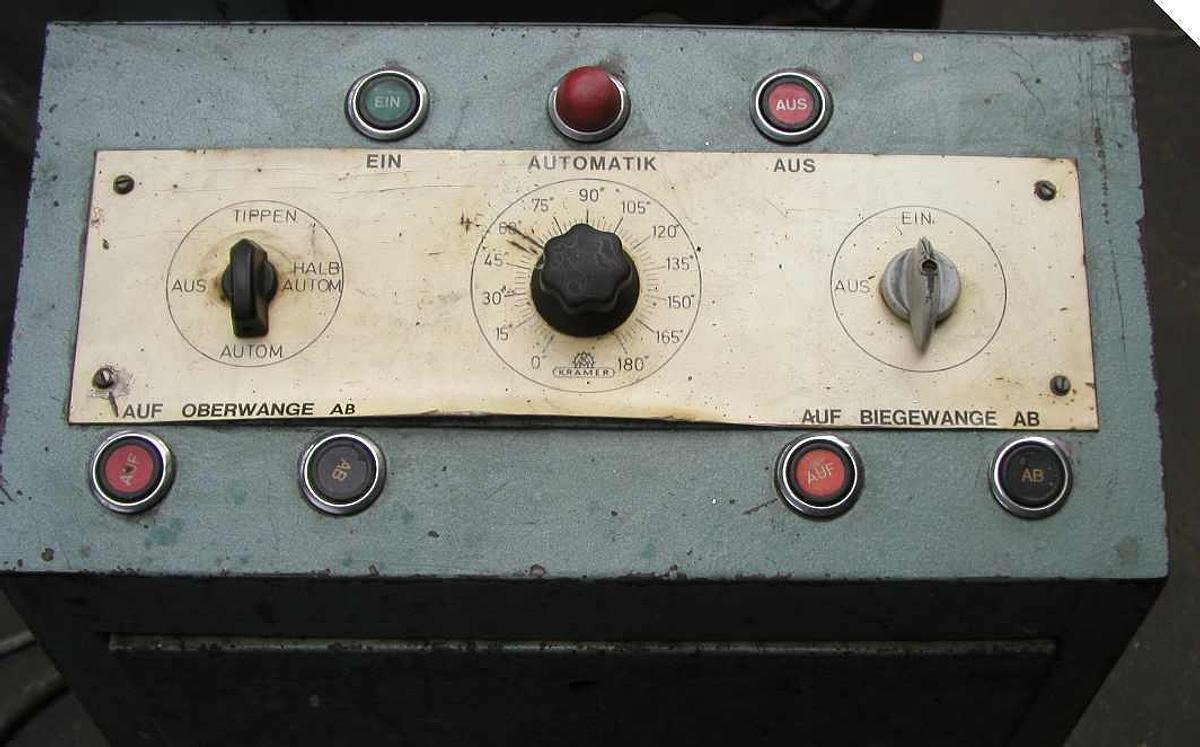 Abkantmaschine KRAMER AM-aut II 2000/2,25 - Metalworking machinery: picture 3 Abkantmaschine KRAMER AM-aut II 2000/2,25 - Metalworking machinery: picture 3