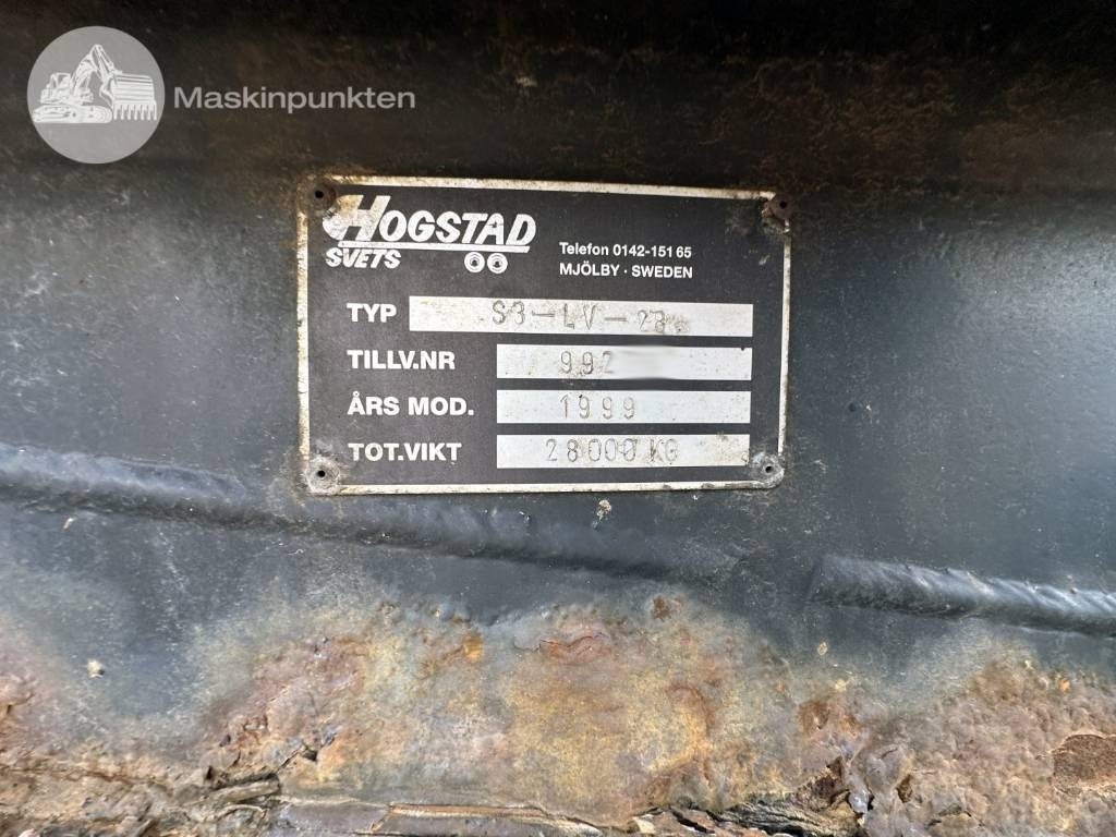 Roll-off/ Skip trailer Hogstad Svets S3-LV-28: picture 28