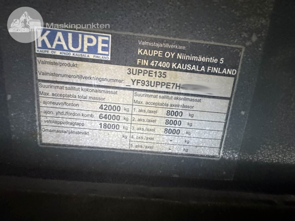 Refrigerator semi-trailer Kaupe 3 UPPE 135: picture 34