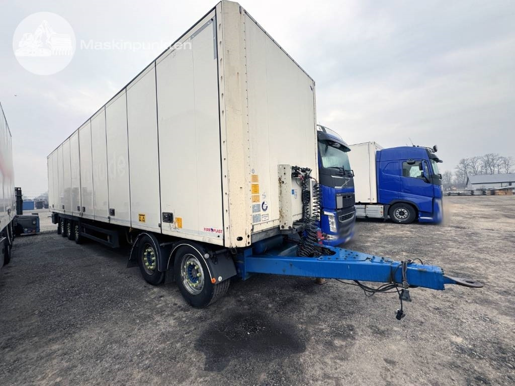 Schmitz Cargobull SCB-S3B + MOFFETT M4 25.3 Truck! - Closed box semi-trailer: picture 1 Schmitz Cargobull SCB-S3B + MOFFETT M4 25.3 Truck! - Closed box semi-trailer: picture 1