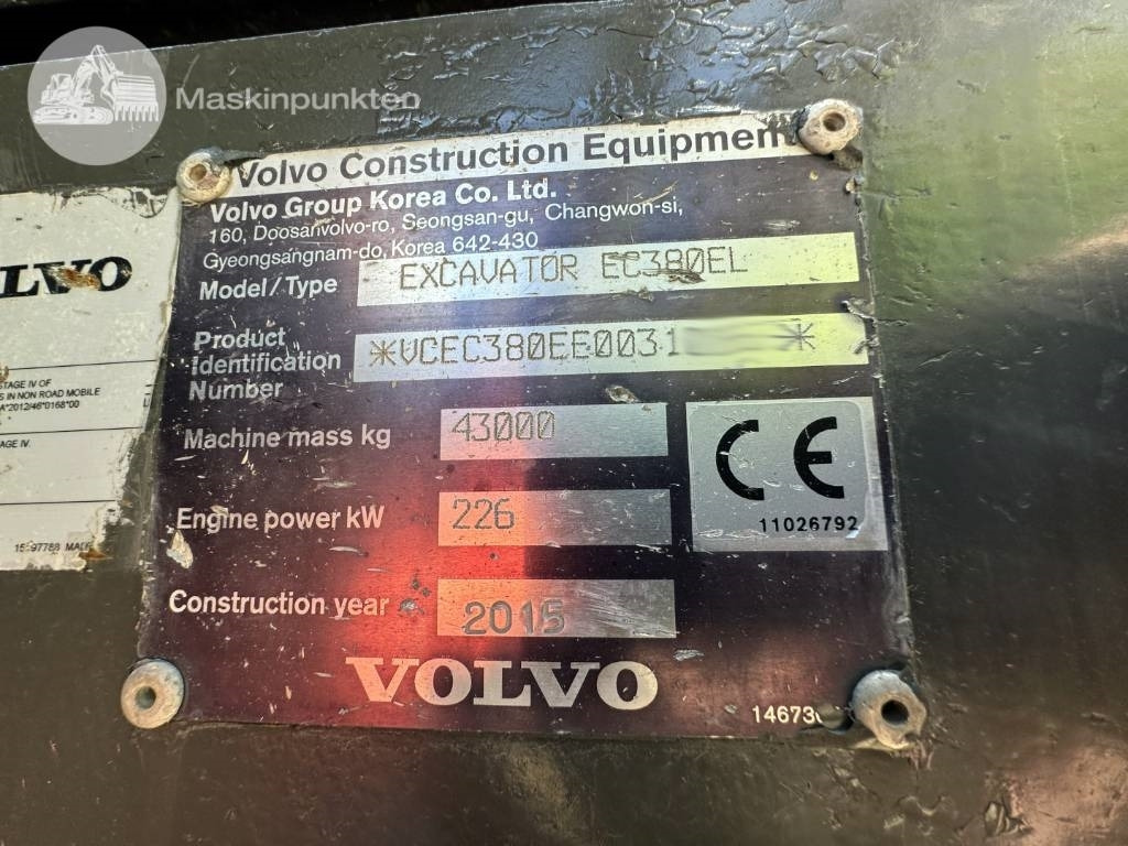Volvo EC 380 EL  on lease Volvo EC 380 EL: picture 9