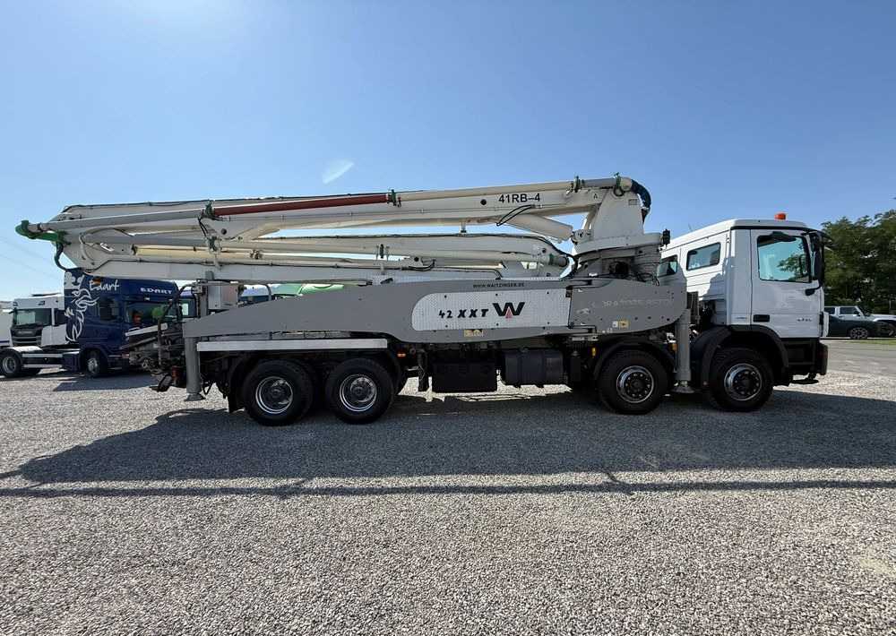 Mercedes-Benz ACTROS 4141 8X4 42 M GOTOWA DO PRACY - Concrete pump truck: picture 4 Mercedes-Benz ACTROS 4141 8X4 42 M GOTOWA DO PRACY - Concrete pump truck: picture 4