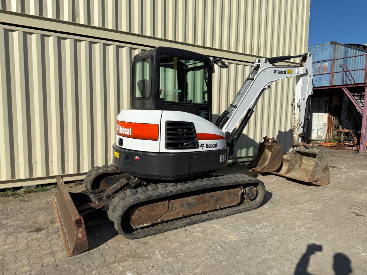 Bobcat E45 / 2020 BJ / 2.082 H / 3 x Löffel - Mini excavator: picture 4 Bobcat E45 / 2020 BJ / 2.082 H / 3 x Löffel - Mini excavator: picture 4