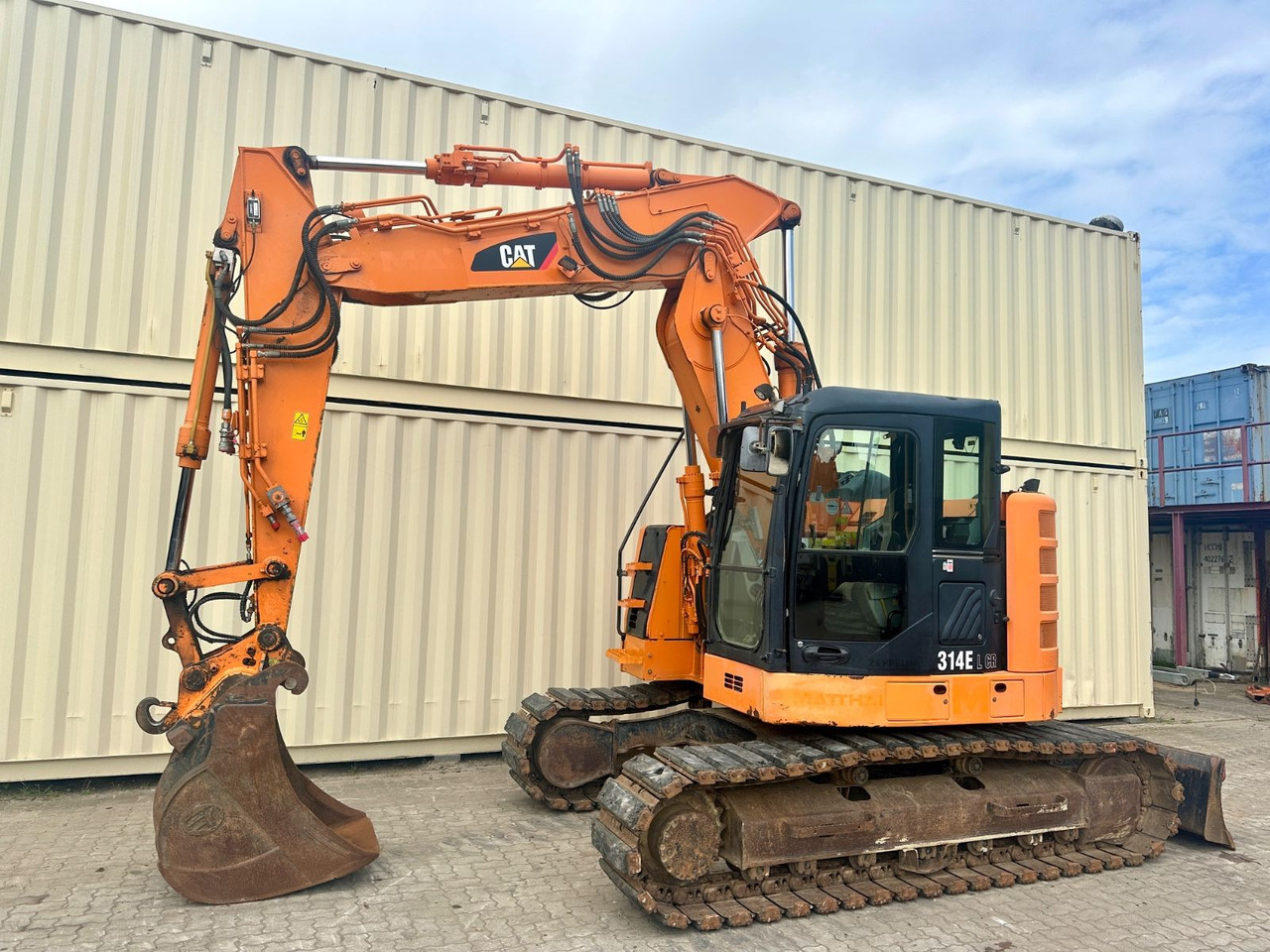 CAT 314ELCR / Schild / Gummipads / VAH / 1. Hand - Crawler excavator: picture 2 CAT 314ELCR / Schild / Gummipads / VAH / 1. Hand - Crawler excavator: picture 2