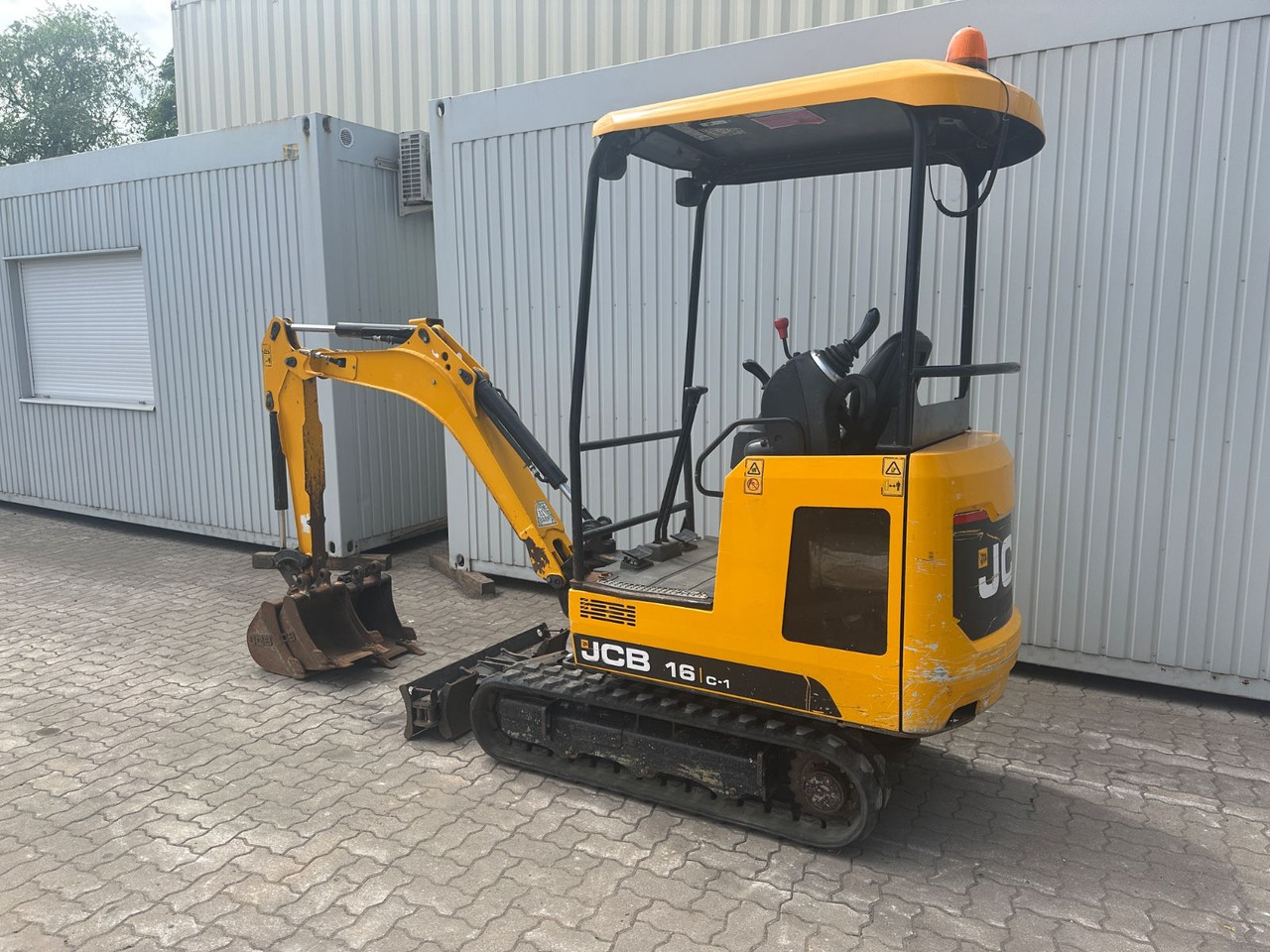 JCB 16C-1 /2020 BJ/871 BH/verbr. Laufwerk/3xLöffel - Mini excavator: picture 3 JCB 16C-1 /2020 BJ/871 BH/verbr. Laufwerk/3xLöffel - Mini excavator: picture 3