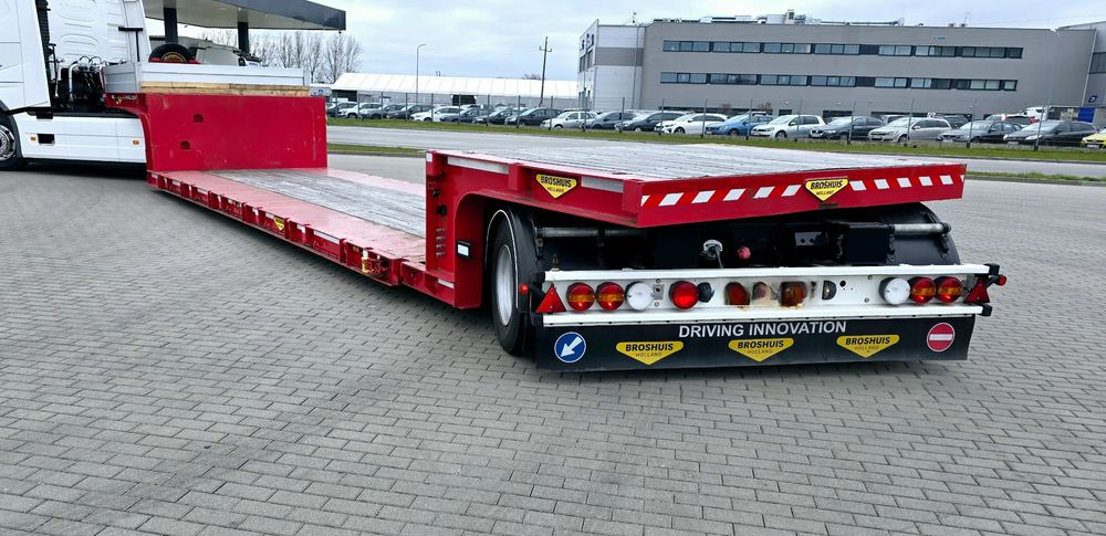 Broshuis 1ADU / 1A rozciągana - skrętna oś - Low loader semi-trailer: picture 1 Broshuis 1ADU / 1A rozciągana - skrętna oś - Low loader semi-trailer: picture 1