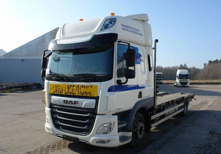 DAF CF 410 EURO 6 Laweta - Platforma super stan - Dropside/ Flatbed truck: picture 1 DAF CF 410 EURO 6 Laweta - Platforma super stan - Dropside/ Flatbed truck: picture 1