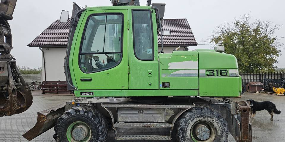 Wheel excavator Koparka kołowa Liebherr A 316 Litronic chwytak podpory pług: picture 7 Wheel excavator Koparka kołowa Liebherr A 316 Litronic chwytak podpory pług: picture 7