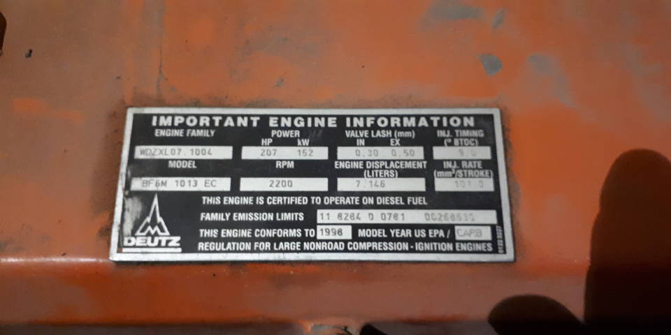 Silnik Deutz BF6M 1013EC 1013-26E3 - Engine for Construction machinery: picture 4 Silnik Deutz BF6M 1013EC 1013-26E3 - Engine for Construction machinery: picture 4