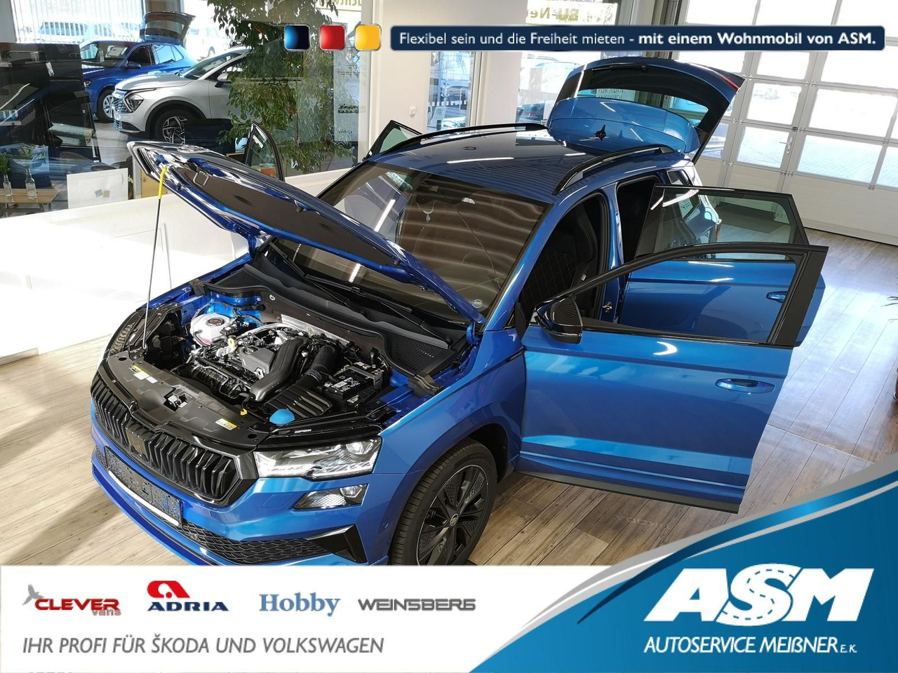 Skoda Karoq Sportline 1,5 TSI DSG*AHK*360°5J.GARANTIE* - SUV: picture 1 Skoda Karoq Sportline 1,5 TSI DSG*AHK*360°5J.GARANTIE* - SUV: picture 1