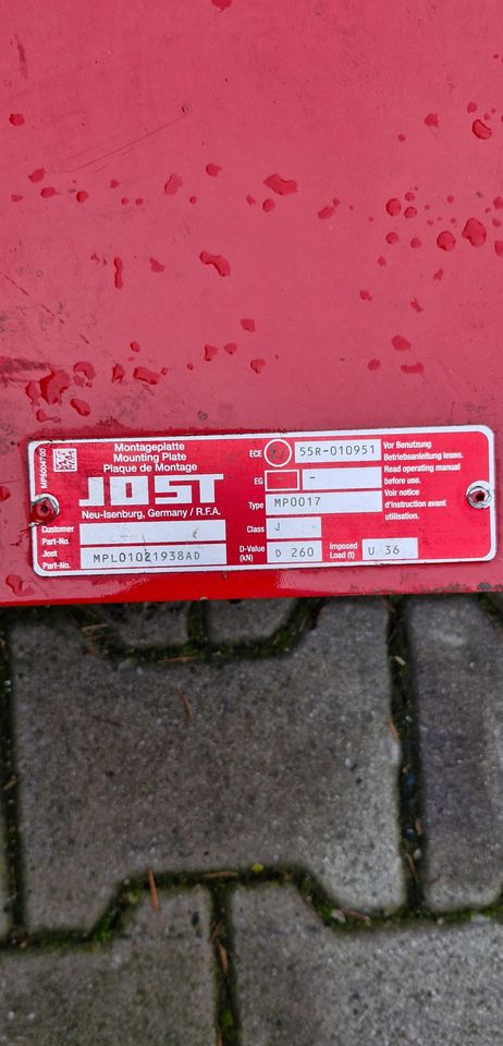 PŁYTA BLACHA POD SIODŁO JOST NOWA - Spare parts: picture 2 PŁYTA BLACHA POD SIODŁO JOST NOWA - Spare parts: picture 2