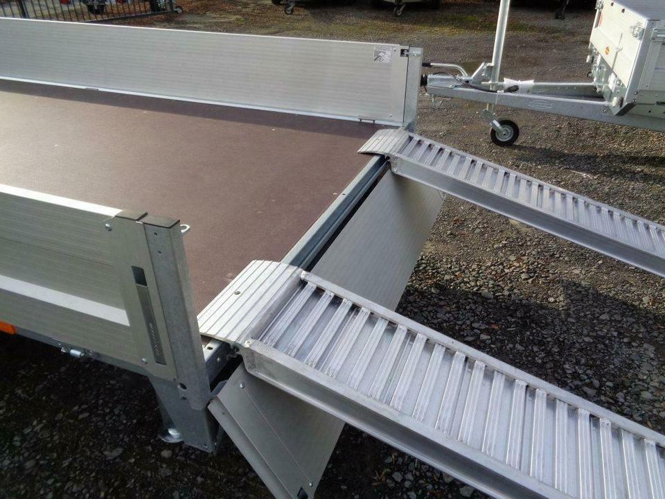 Dropside/ Flatbed trailer Böckmann PKW-Anhänger, 2,7to. Hochlader, Auffahrrampen, 100 km/h: picture 6