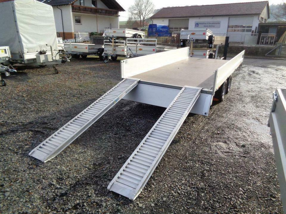 Dropside/ Flatbed trailer Böckmann PKW-Anhänger, 2,7to. Hochlader, Auffahrrampen, 100 km/h: picture 8